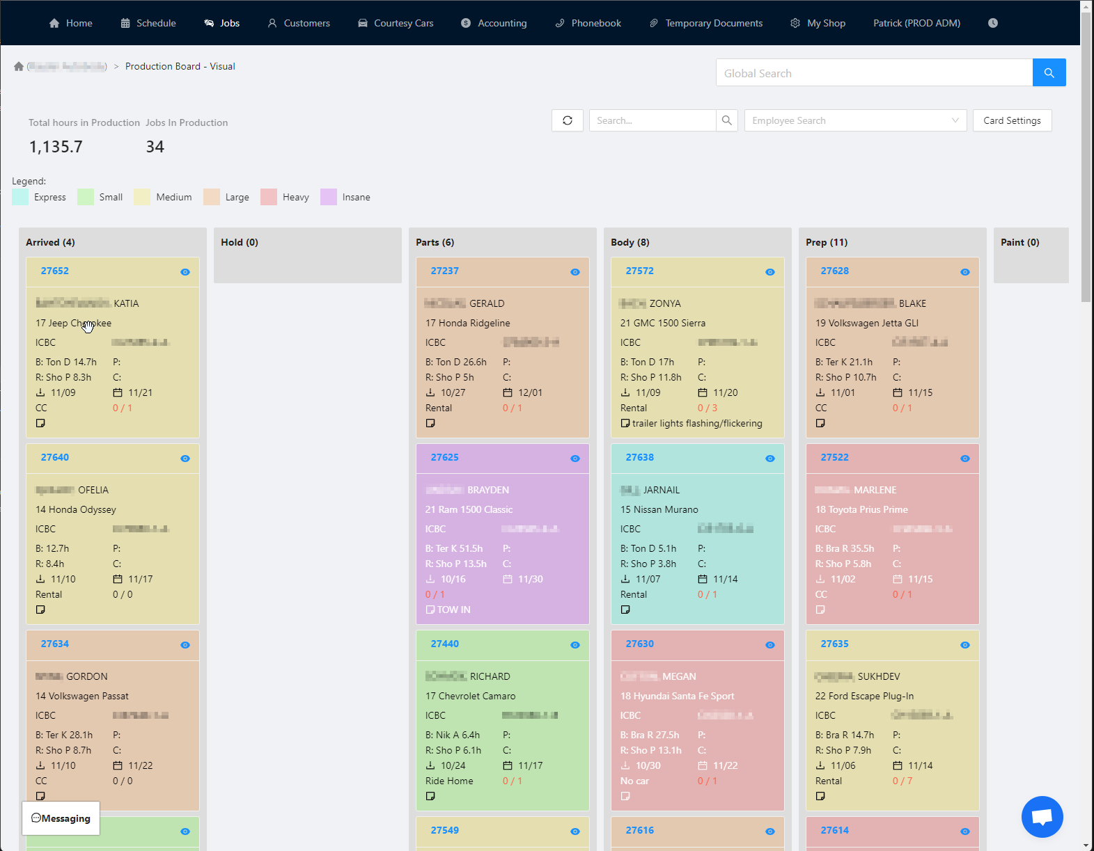 screenshot of ImEX Online